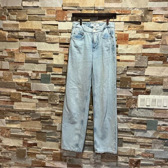 Zara Denim - Zara Blue Straight Leg Jeans Classic Denim Style